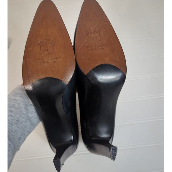 Stuart Weitzman Vintage Classic Pump Navy 8 - Picture 8 of 9